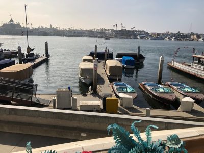 Dock For Rent At Private Dock, Newport Harbor, Next to the Balboa Island Ferry.